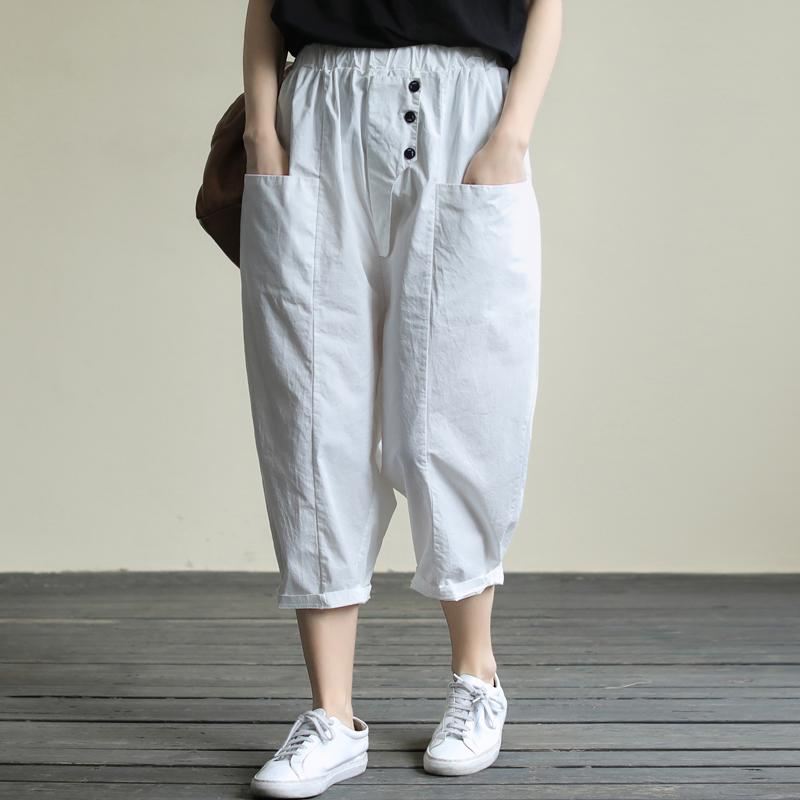 Luźne Szwy Casual Harem Pants