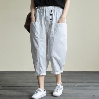 Luźne Szwy Casual Harem Pants