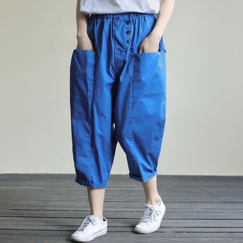 Luźne Szwy Casual Harem Pants