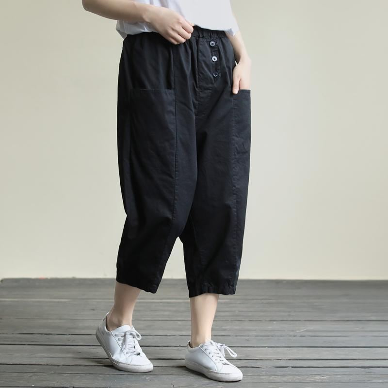 Luźne Szwy Casual Harem Pants