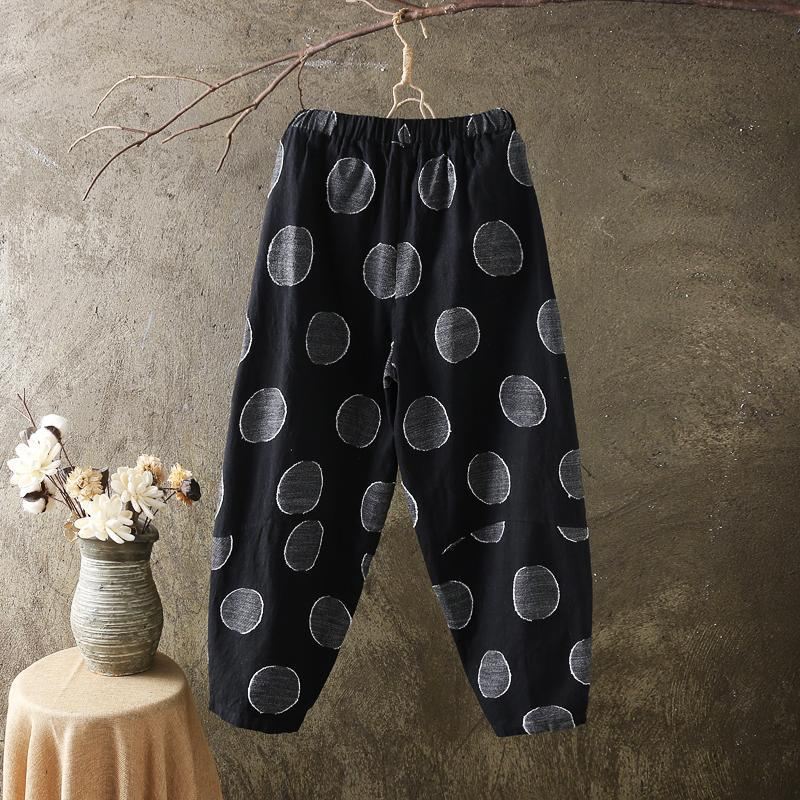 Vintage Wiosenne I Jesienne Bawełniane Lniane Spodnie Na Co Dzień Damskie Harem Pants