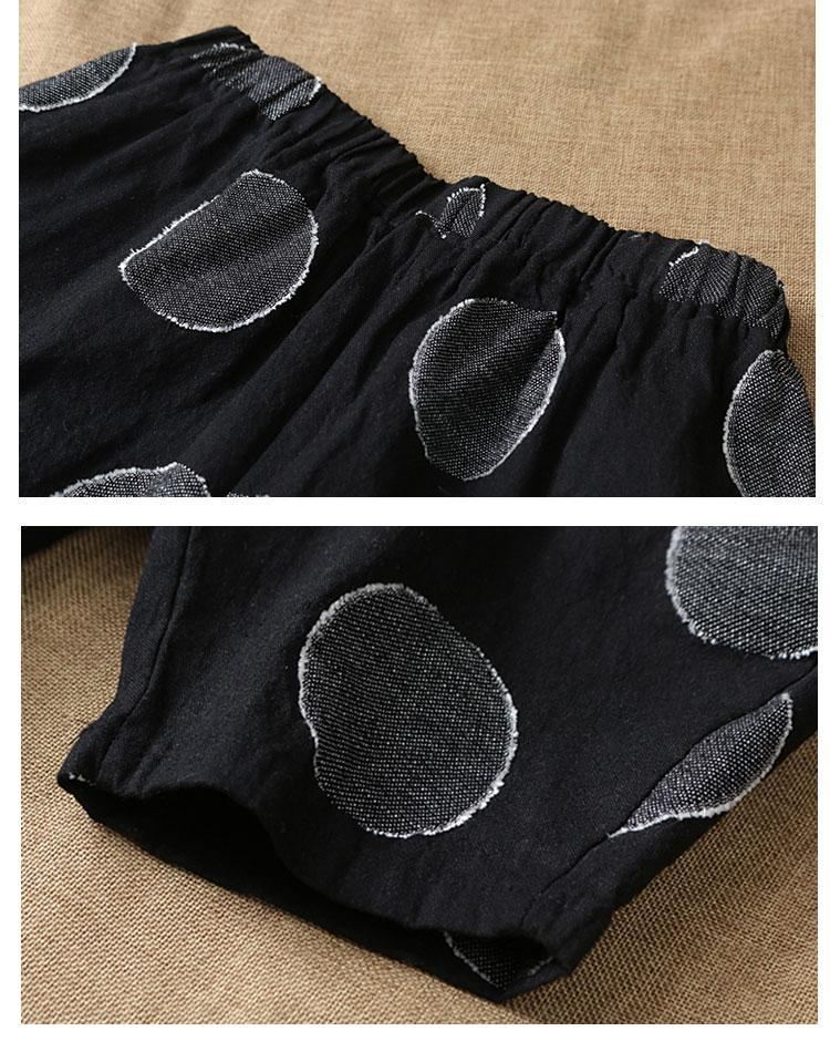 Vintage Wiosenne I Jesienne Bawełniane Lniane Spodnie Na Co Dzień Damskie Harem Pants