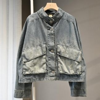 Płaszcz Harajuku Retro Denim Cardigan