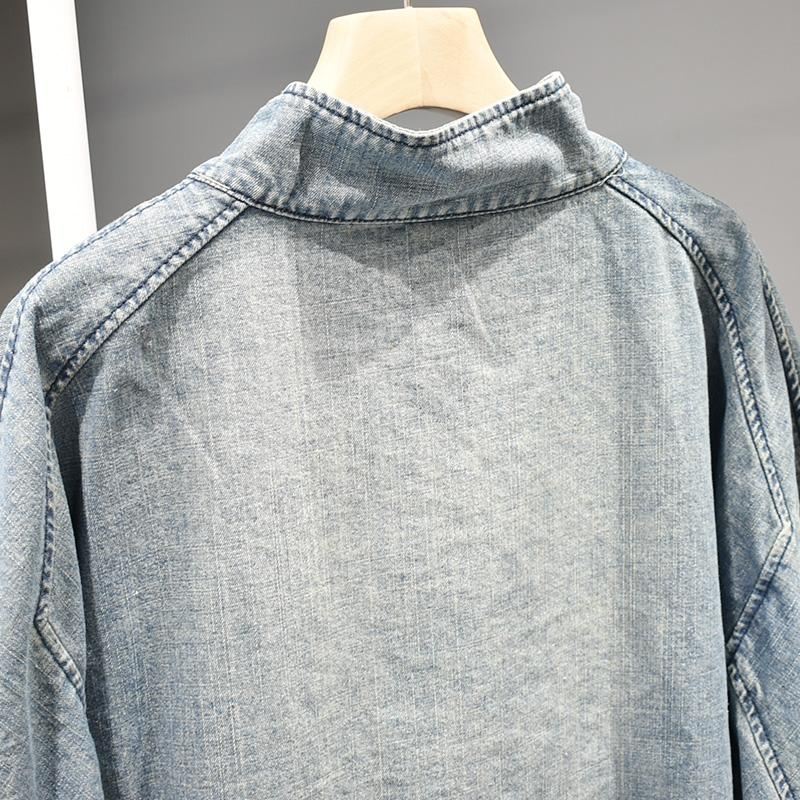 Płaszcz Harajuku Retro Denim Cardigan