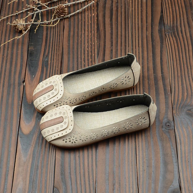 Kobiety Letnie Retro Casual Hollow Out Loafers