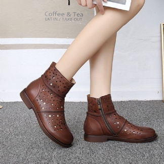 Hollow Retro Casual Krótkie Buty